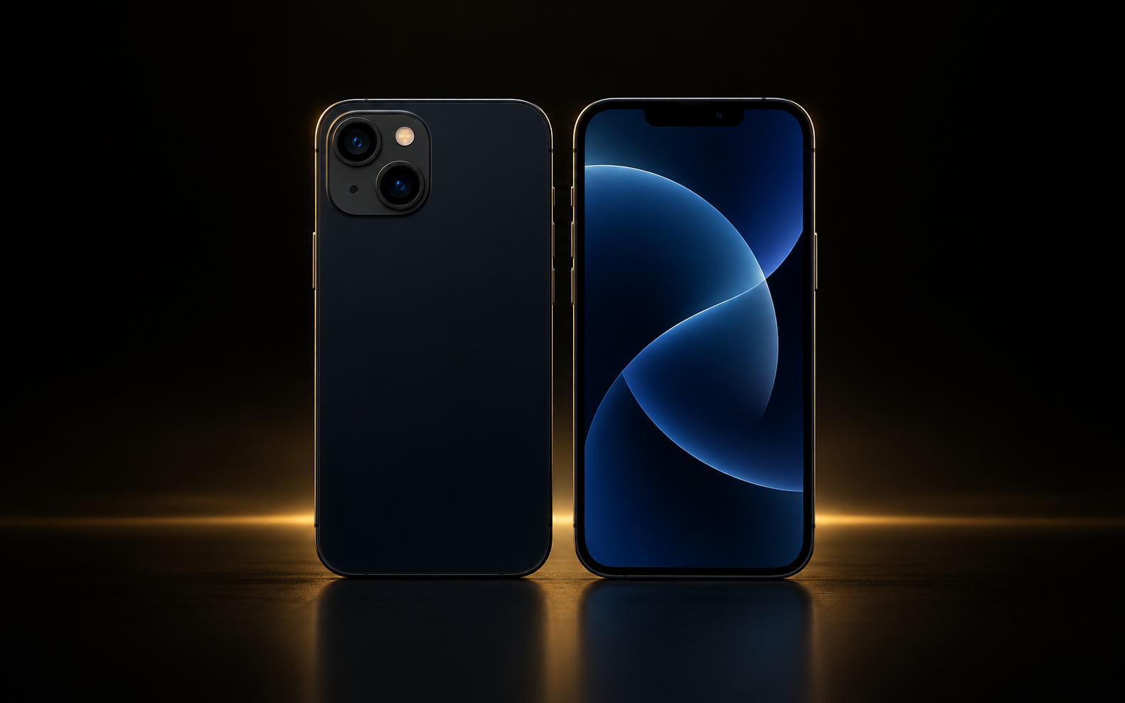 Иллюстрация iPhone 13 Midnight